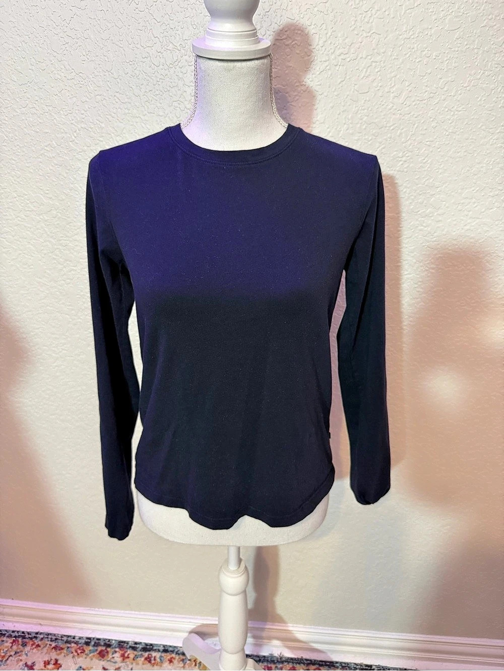 Velvet by Jenny Graham Long Sleeve Tee in Blue Size XS (B6)